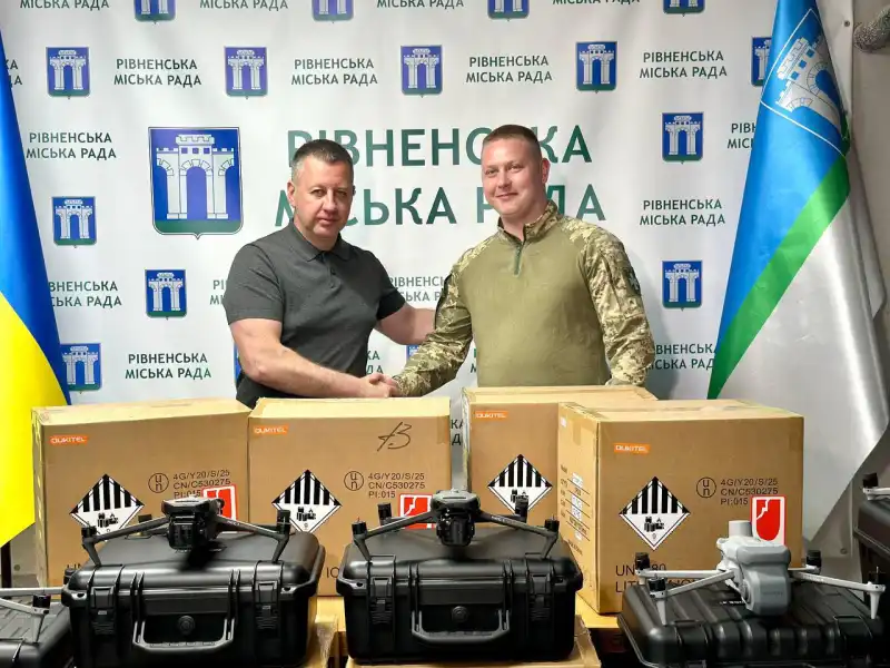 Рівне передало дрони та зарядні станції для фронту: підтримка охопила 16 військових частин